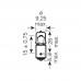 Крушка HELLA, H6W, 12V, 6W, BAX9s, ГАБАРИТИ Крушка HELLA, H6W, 12V, 6W, BAX9s, ГАБАРИТИ