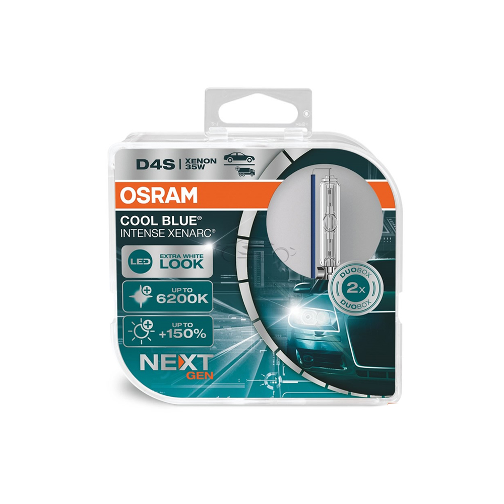 Крушка D4S, OSRAM COOL BLUE INTENSE XENARC, Next Gen, 42V, 35W, P32D-5, 6200K, ОСНОВНИ СВЕТЛИНИ, 2 броя Крушка D4S, OSRAM COOL BLUE INTENSE XENARC, Next Gen, 42V, 35W, P32D-5, 6200K, ОСНОВНИ СВЕТЛИНИ, 2 броя